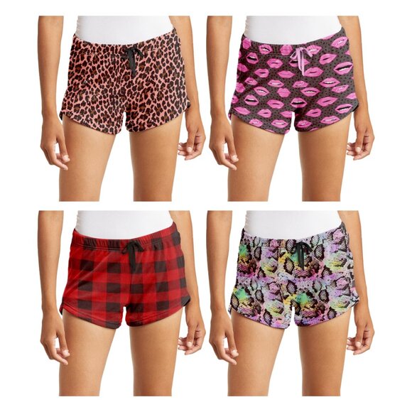 Women's Soft Comfy Breathable Velour Velvet Shorts with Flexible Drawstring Fit - Picture 7 of 16